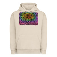 Pigment French Oak colorful zebra background Urban Hoodie - RanaPortraitStore