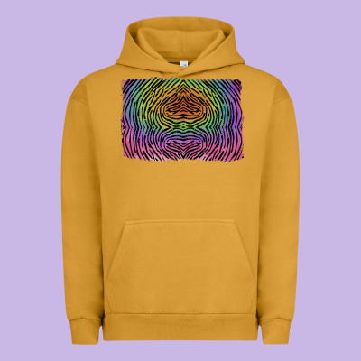 Colorful Zebra Background Urban Hoodie Designed By Ranaportraitstore