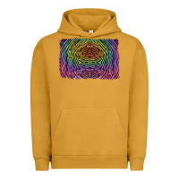 Pigment Peanut Butter colorful zebra background Urban Hoodie - RanaPortraitStore