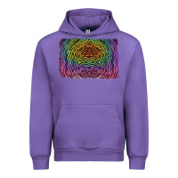 Tulip colorful zebra background Urban Hoodie - RanaPortraitStore