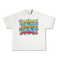Pistachio Summer Summer Summer Urban Heavy Tee - CowhideDigitalArt