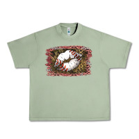 Oil Green Baseball Lips Urban Heavy Tee - Jasminsmagicworld