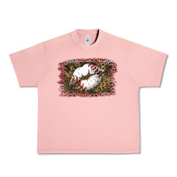 Salmon Baseball Lips Urban Heavy Tee - Jasminsmagicworld