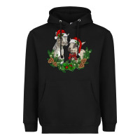 Black christmas baby goats Heavyweight Hoodie - RanaPortraitStore