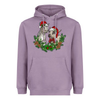 Lavender christmas baby goats Heavyweight Hoodie - RanaPortraitStore