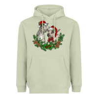 Matcha christmas baby goats Heavyweight Hoodie - RanaPortraitStore