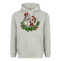 Moon Dust christmas baby goats Heavyweight Hoodie - RanaPortraitStore
