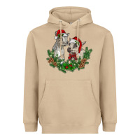 Mushroom christmas baby goats Heavyweight Hoodie - RanaPortraitStore