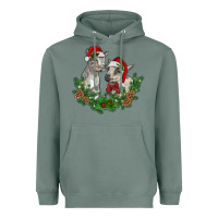 Sage christmas baby goats Heavyweight Hoodie - RanaPortraitStore