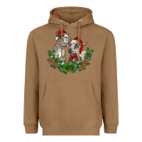 Toasted Coconut christmas baby goats Heavyweight Hoodie - RanaPortraitStore