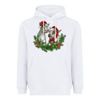White christmas baby goats Heavyweight Hoodie - RanaPortraitStore