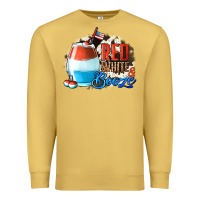 Antique Gold Red White  Booze With Cowhide Background Premium Sweatshirt - Jasminsmagicworld