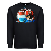 Black Red White  Booze With Cowhide Background Premium Sweatshirt - Jasminsmagicworld