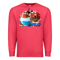 Cardinal Red White  Booze With Cowhide Background Premium Sweatshirt - Jasminsmagicworld