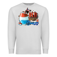Dove Grey Red White  Booze With Cowhide Background Premium Sweatshirt - Jasminsmagicworld