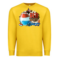 Lemon Red White  Booze With Cowhide Background Premium Sweatshirt - Jasminsmagicworld