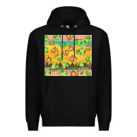 Black fall leaf tumbler Premium Hoodie - BarkalooDesign