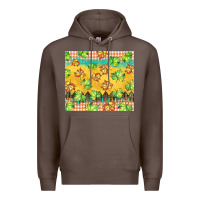 Coffee fall leaf tumbler Premium Hoodie - BarkalooDesign