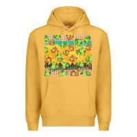 Mustard fall leaf tumbler Premium Hoodie - BarkalooDesign