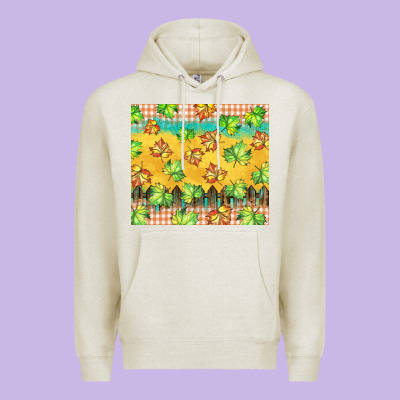 Fall Leaf Tumbler Premium Hoodie Designed By Barkaloodesign
