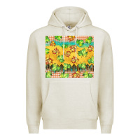 Oatmeal Heather fall leaf tumbler Premium Hoodie - BarkalooDesign