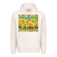 Pale Pink fall leaf tumbler Premium Hoodie - BarkalooDesign