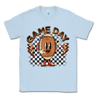 Dusty Blue game day football Classic Tee - BarkalooDesign