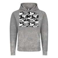 Cloud Rock black and white camouflage background Vintage Hoodie - Artiststas