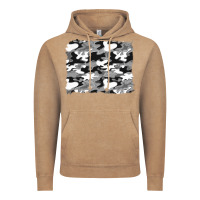 Vintage Coffee black and white camouflage background Vintage Hoodie - Artiststas