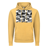 Vintage Mustard black and white camouflage background Vintage Hoodie - Artiststas