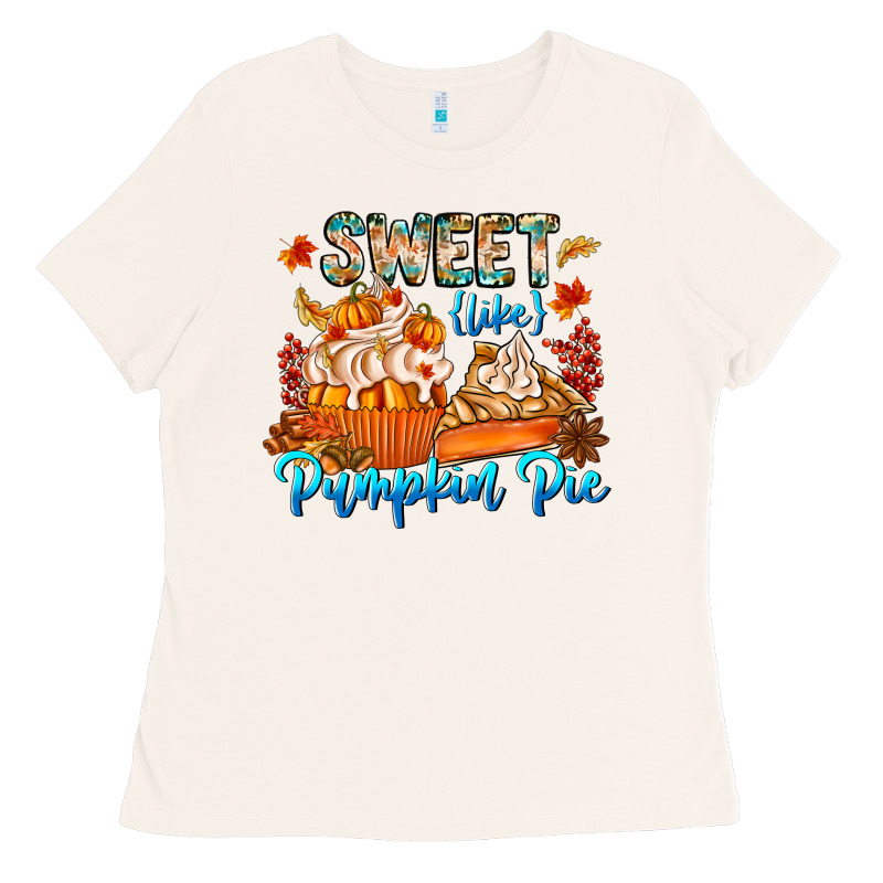 Sweet Like Pumpkin Pie Ladies Tee by CowhideDigitalArt | Teevron