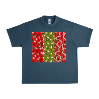 Midnight Navy summer fruits Urban Heavy Tee - CowhideDigitalArt