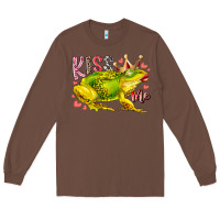 Chestnut kiss me frog Long Sleeve Tee - RacoonDesign