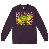 Plum kiss me frog Long Sleeve Tee - RacoonDesign