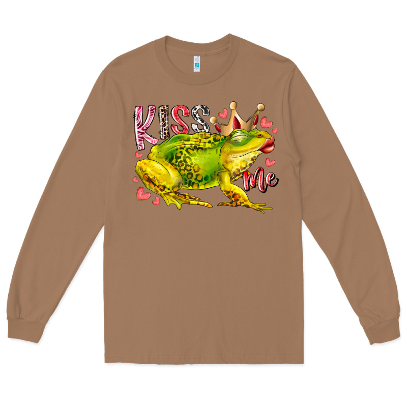 Kiss Me Frog Long Sleeve Tee by RacoonDesign | Teevron