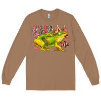 Toasted Coconut kiss me frog Long Sleeve Tee - RacoonDesign