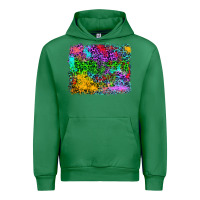 Emerald colorful leopard background Urban Hoodie - RanaPortraitStore