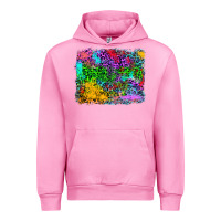 Fuchsia Pink colorful leopard background Urban Hoodie - RanaPortraitStore