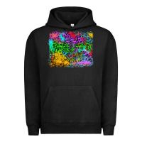 Pigment Black colorful leopard background Urban Hoodie - RanaPortraitStore