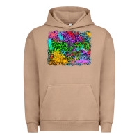 Pigment Burro colorful leopard background Urban Hoodie - RanaPortraitStore