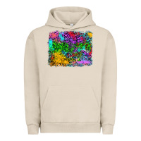 Pigment French Oak colorful leopard background Urban Hoodie - RanaPortraitStore
