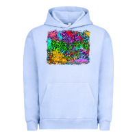 Pigment Grape Ice colorful leopard background Urban Hoodie - RanaPortraitStore
