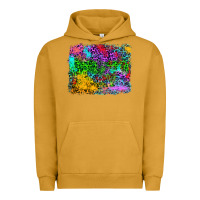 Pigment Peanut Butter colorful leopard background Urban Hoodie - RanaPortraitStore