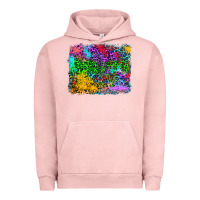Pigment Salmon colorful leopard background Urban Hoodie - RanaPortraitStore