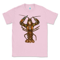Bubblegum Pink Crawfish Classic Tee - FaDigitalArtStudio