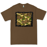 Cacao camouflage and leopard background Premium Tee - BundleAndBundleShop