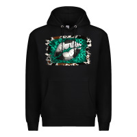Black Soccer Lips Premium Hoodie - Jasminsmagicworld