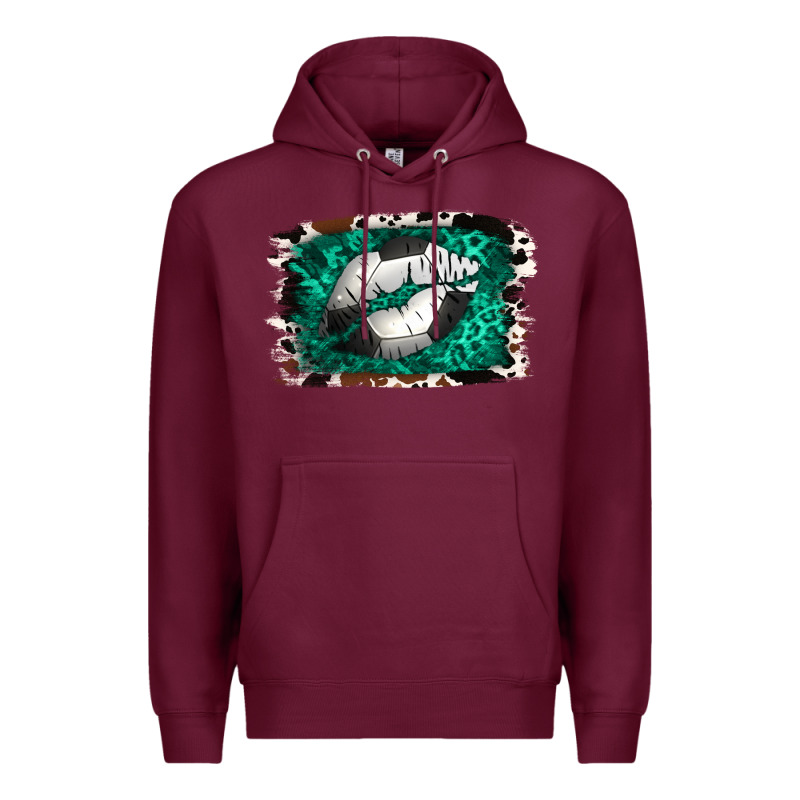 Soccer Lips Premium Hoodie by Jasminsmagicworld | Teevron