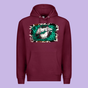Soccer Lips Premium Hoodie Designed By Jasminsmagicworld