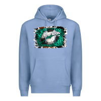 Colony Blue Soccer Lips Premium Hoodie - Jasminsmagicworld